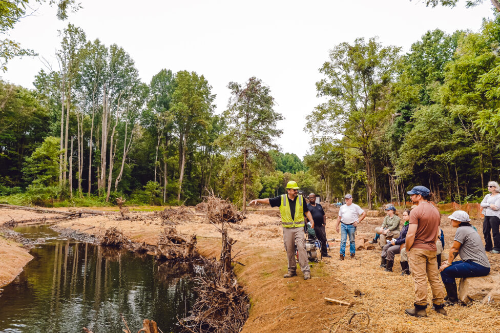 Ecotone Project Manager explaining process